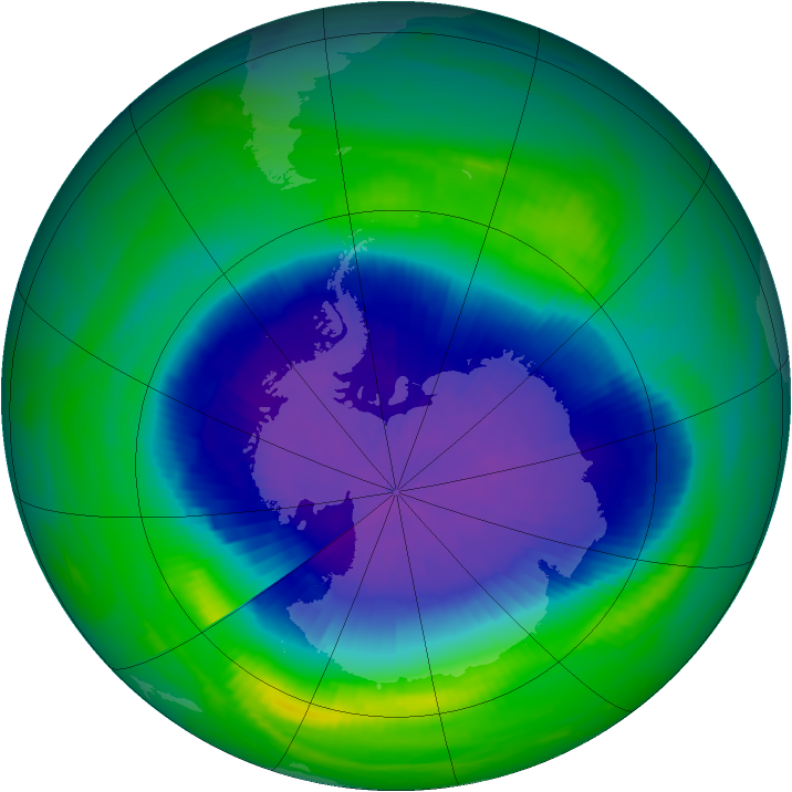 Ozone Map 1990-10-10